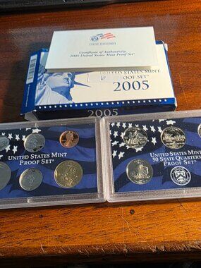 2005 S UNITED STATES PROOF SET OF COINS